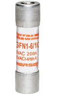 GFN1-6/10 Mersen GFN Low Voltage Fuse
 250V  1A Fuse - Essential Electric Supply