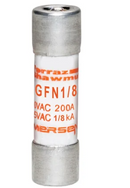 GFN1/8 Mersen GFN Low Voltage Fuse
 250V  1A Fuse - Essential Electric Supply