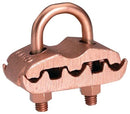 GK1429 Burndy Copper Alloy Grounding Clamp Mechanical Connector 3 Cable to Rod/Pipe - Essential Electric Supply