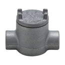 GUAC24 - Eaton Crouse-Hinds GUA Condulet Conduit Outlet Box with Cover, 3/4 Inch, Feraloy Iron Alloy, Explosionproof - Essential Electric Supply