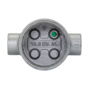 GUAC260 - Crouse-Hinds GUA Series C-Shape Conduit Outlet Body, 3/4" Trade Size, Feraloy Iron Alloy - Essential Electric Supply