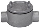 GUAC69SA Crouse-Hinds Ocal-Blue GUA Series Conduit Outlet Box, Corrosion-Resistant, 5" Cover Opening, C-Shape, Copper-Free Aluminum - Essential Electric Supply