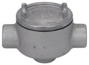 GUAD36SA Crouse-Hinds Eaton T-Shaped Conduit Outlet Box Copper-Free Aluminum, 3" Cover, 1" Conduit - Essential Electric Supply