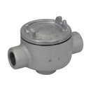 GUAD49 - Crouse-Hinds 1-1/4" D-Shape Conduit Outlet Box with 5" Cover Opening, Feraloy Iron Alloy - Essential Electric Supply
