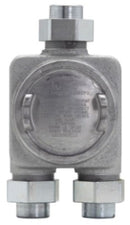 GUAG7885 Crouse-Hinds Series Conduit Junction Box Feraloy Iron Alloy 1" Bottom Hub 3/4" Top Hub Industrial-Grade - Essential Electric Supply