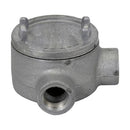 GUAL26 - Crouse-Hinds 3/4 in L-Shaped Conduit Outlet Box with Cover, 3 in Cover Opening, 13.5 cu-in Capacity, Feraloy Iron Alloy - Essential Electric Supply