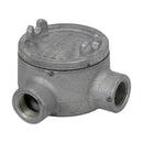 GUAL26 - Crouse-Hinds 3/4 in L-Shaped Conduit Outlet Box with Cover, 3 in Cover Opening, 13.5 cu-in Capacity, Feraloy Iron Alloy - Essential Electric Supply