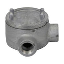 GUAL36 - Crouse-Hinds Condulet GUA Conduit Outlet Box 1" Trade Size L-Shape Feraloy Iron Alloy Cover 3" Opening - Essential Electric Supply