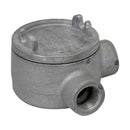 GUAL36 - Crouse-Hinds Condulet GUA Conduit Outlet Box 1" Trade Size L-Shape Feraloy Iron Alloy Cover 3" Opening - Essential Electric Supply
