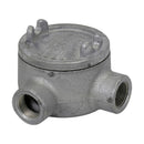 GUAL36 - Crouse-Hinds Condulet GUA Conduit Outlet Box 1" Trade Size L-Shape Feraloy Iron Alloy Cover 3" Opening - Essential Electric Supply