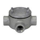 GUAT26 - Crouse-Hinds 3/4" T-Shape Conduit Outlet Box, Feraloy Iron Alloy, 3" Cover Opening, NEMA 3 4 7 9, Hazardous Location Rated - Essential Electric Supply