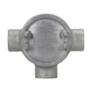 GUAT26 - Crouse-Hinds 3/4" T-Shape Conduit Outlet Box, Feraloy Iron Alloy, 3" Cover Opening, NEMA 3 4 7 9, Hazardous Location Rated - Essential Electric Supply