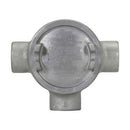 GUAT26 - Crouse-Hinds 3/4" T-Shape Conduit Outlet Box, Feraloy Iron Alloy, 3" Cover Opening, NEMA 3 4 7 9, Hazardous Location Rated - Essential Electric Supply