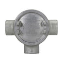 GUAT49 - Crouse-Hinds Feraloy Iron Alloy Condulet GUA T-Shape Conduit Outlet Box 1-1/4 Inch Trade Size 5 Inch Cover Opening Diameter - Essential Electric Supply