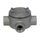 GUAW26 - Crouse-Hinds Condulet GUA Conduit Outlet Box, 3/4 Inch, W Shape, 3 Inch Cover Opening - Essential Electric Supply