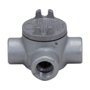 GUAX24 - Crouse-Hinds Conduit Outlet Box 3/4" Trade Size X Shape Feraloy Iron Alloy 2" Cover Opening - Essential Electric Supply