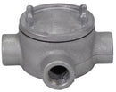 GUAX26SA Crouse-Hinds Condulet GUA Explosion-Proof Outlet Box Copper-Free Aluminum X Shape - Essential Electric Supply