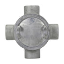 GUAX36 - Crouse-Hinds Condulet GUA Conduit Outlet Box, 1 Inch, Feraloy Iron Alloy, X Shape, 3 Inch Cover Opening - Essential Electric Supply