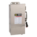 H222DS - Schneider Electric 60A 240V 2-Pole Fusible Heavy Duty Safety Switch NEMA 4/4X Stainless Steel - Essential Electric Supply