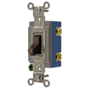 HBL1202 - Hubbell Extra Heavy Duty Toggle Switch 15A 120/277V AC Double Pole Threaded Mount - Essential Electric Supply