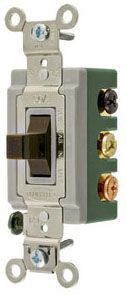 HBL1388 Hubbell Industrial Grade Toggle Switch Double Pole Double Throw 30A 120/277V AC - Essential Electric Supply