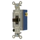 HBL1556 - Hubbell Industrial Grade Toggle Switch, 15A 120/277V AC, SPDT, 3-Position, Extra Heavy Duty, Back & Side Wired, UL Listed - Essential Electric Supply