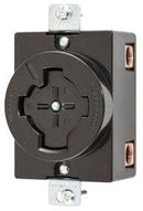 HBL20403 Hubbell Industrial Flush Receptacle Locking Device 30A 600V AC 20A 250V DC 3-Pole 4-Wire Grounding - Essential Electric Supply
