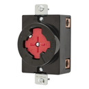 HBL20443 - Hubbell 30A 480V AC 3-Pole 4-Wire Flush Locking Receptacle Non-NEMA Screw Terminal - Essential Electric Supply