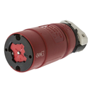 HBL20444B - Hubbell 30A 480V AC 3-Pole 4-Wire Locking Connector Nylon Industrial - Essential Electric Supply