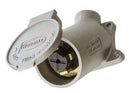 HBL21447 Hubbell Industrial Flanged Inlet Locking Device 30A 600V AC 20A 250V DC 3-Pole 4-Wire - Essential Electric Supply