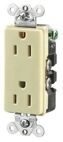 HBL2152I Hubbell Style LineÂ® Decorator Series Straight Blade Receptacle Wiring Device - Essential Electric Supply