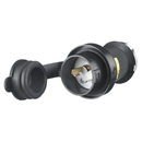 HBL2311SW - Hubbell Watertight Safety-Shroud Twist-Lock Male Plug 20A 125V 2-Pole 3-Wire NEMA L5-20P - Essential Electric Supply