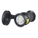 HBL2313SW - Hubbell 20A 125V 2-Pole 3-Wire Watertight Safety-Shroud Connector Body - Essential Electric Supply