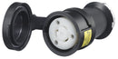 HBL2313SW Hubbell Twist-LockÂ® Watertight 20A 125V 2-Pole 3-Wire Female Connector - Essential Electric Supply