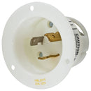 HBL2315 Hubbell Twist-LockÂ® Flanged Inlet 20A 125V 2-Pole 3-Wire NEMA L5-20P - Essential Electric Supply