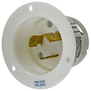 HBL2325 Hubbell Twist-LockÂ® Industrial Connector 20A 250V 2-Pole 3-Wire Flanged Inlet - Essential Electric Supply