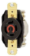 HBL2410 Hubbell Twist-LockÂ® Receptacle Industrial 20A 125/250V 3-Pole 4-Wire Grounding - Essential Electric Supply