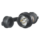 HBL2411SW - Hubbell 20A 125/250V 3-Pole 4-Wire Twist-Lock Watertight Safety-Shroud Plug - Essential Electric Supply