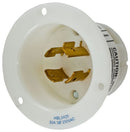 HBL2425 Hubbell Twist-Lock Industrial Flanged Inlet 20A 250V 3-Phase 3-Pole 4-Wire - Essential Electric Supply