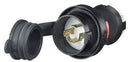 HBL2431SW Hubbell Twist-LockÂ® Locking Device 3-Phase Plug 480V AC 3-Pole 4-Wire NEMA L16-20P - Essential Electric Supply