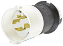 HBL2431S Hubbell Twist-LockÂ® Safety Shroud Male Plug 20A 3-Phase Delta 480V 3-Pole 4-Wire NEMA L16-20P - Essential Electric Supply