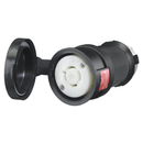 HBL2433SW - Hubbell 20A 3-Pole 4-Wire Watertight Safety Shroud Connector Body 480V AC NEMA L16-20R - Essential Electric Supply