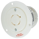 HBL2436 - Hubbell 20A 3-Pole 4-Wire 480V Flanged Receptacle L16-20R Screw Mount - Essential Electric Supply