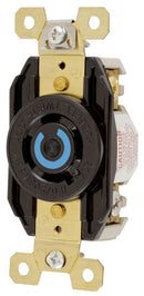 HBL2440 Hubbell Twist-LockÂ® Flush Receptacle 20A 3-Phase WYE 120/208V 4-Pole 4-Wire NEMA L18-20R - Essential Electric Supply