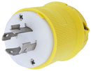 HBL24CM21 Hubbell Twist-LockÂ® Marine Male InsulgripÂ® Plug 20A 250V 3-Phase 3-Pole 4-Wire - Essential Electric Supply