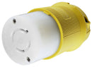 HBL24CM23 Hubbell Twist-Lock Industrial Connector Body 20A 3-Phase 250V 3-Pole 4-Wire NEMA L15-20R - Essential Electric Supply