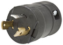 HBL2611VBK Hubbell Twist-Lock 2-Pole 3-Wire Plug 30A 125V Industrial - Essential Electric Supply