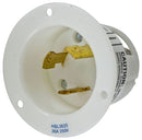 HBL2625 Hubbell Twist-LockÂ® Flanged Inlet 30A 250V 2-Pole 3-Wire Grounding - Essential Electric Supply
