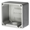 HBL26401 - Hubbell 60A 600V Cast Aluminum Hubbellock Receptacle Box with 1.5 Inch NPT Conduit Entry - Essential Electric Supply