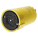 HBL26418 - Hubbell 60A 600V 3-Pole 4-Wire Yellow Locking Female Connector Body - Essential Electric Supply